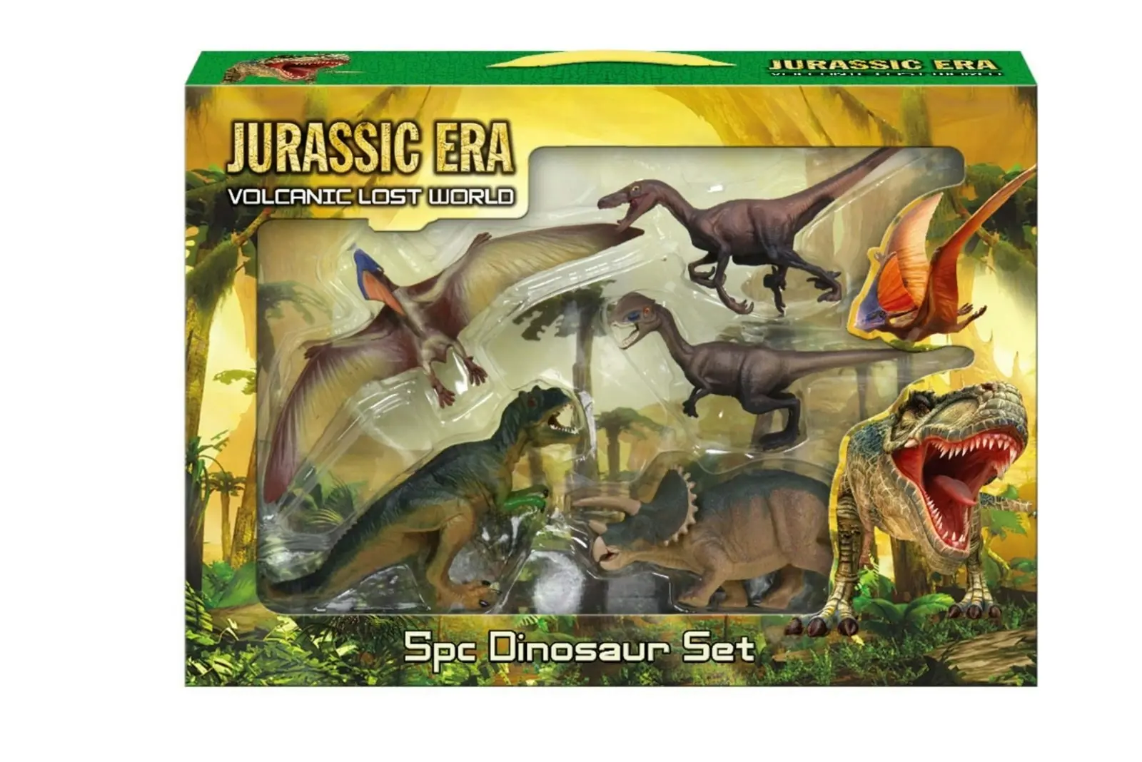 Jurassic Dinosaur Figure Set (5pc) - Toys & Games