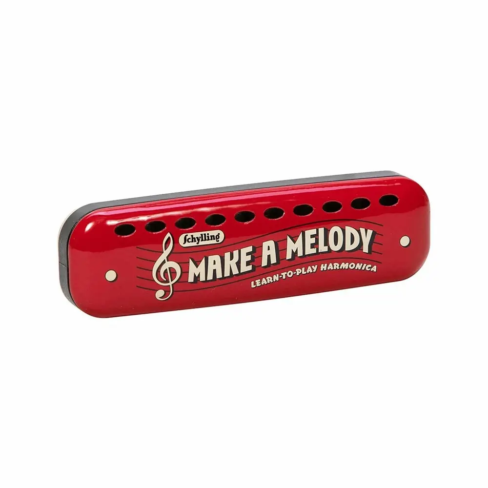 Schylling Learn To Play Harmonica Kids Musical Instrument 11.5cm Fun Toy 3y+ - Hobbies