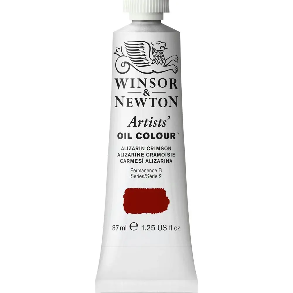 Winsor & Newton Artists Oil Colour 37ml Art Paint Tube Alizarin Crimson Series 2 - Hobbies