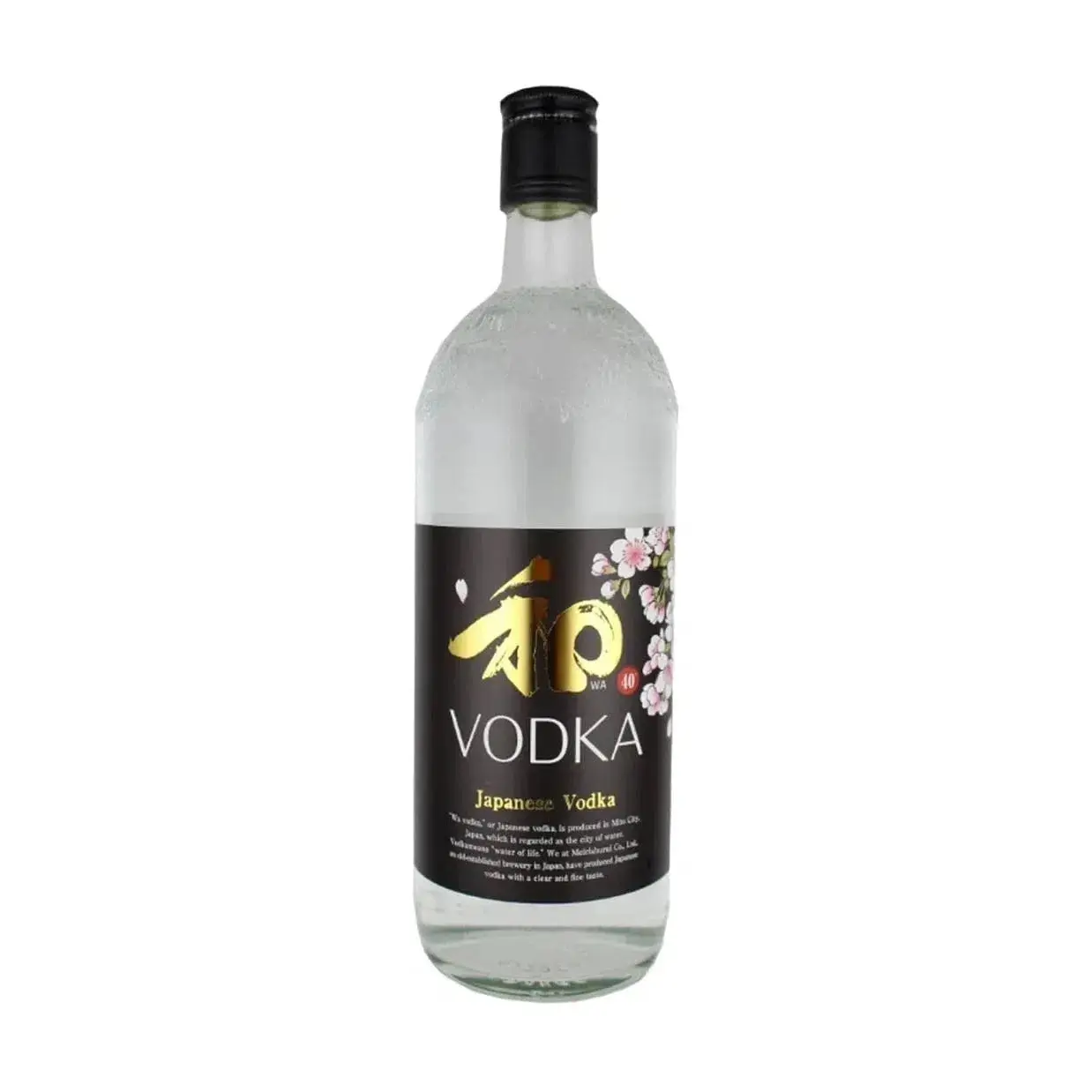 WA Japanese 40% Craft Vodka 750ml - Alcohol