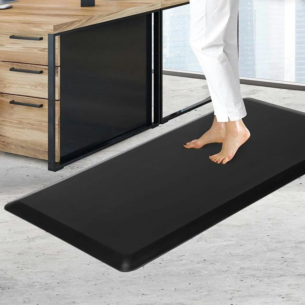 Marlow Anti Fatigue Mat Standing Desk Rug Kitchen Home Office Foam Black 51x99 - Furniture