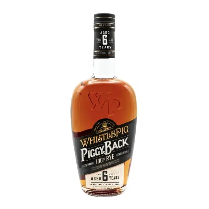 Whistlepig 'PiggyBack' 6 Year OId Rye Whiskey 700ml - Alcohol