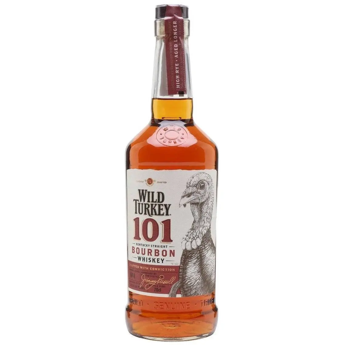 Wild Turkey 101 (discontinued label) Bourbon 700ml - Alcohol