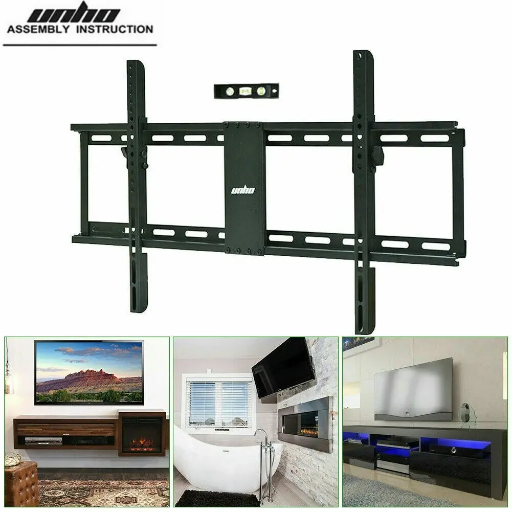 Fin Up To 85" Large Tv Wall Mount Bracket Cantilever Tilt Fixed For Brick Stud Wood - Electronics