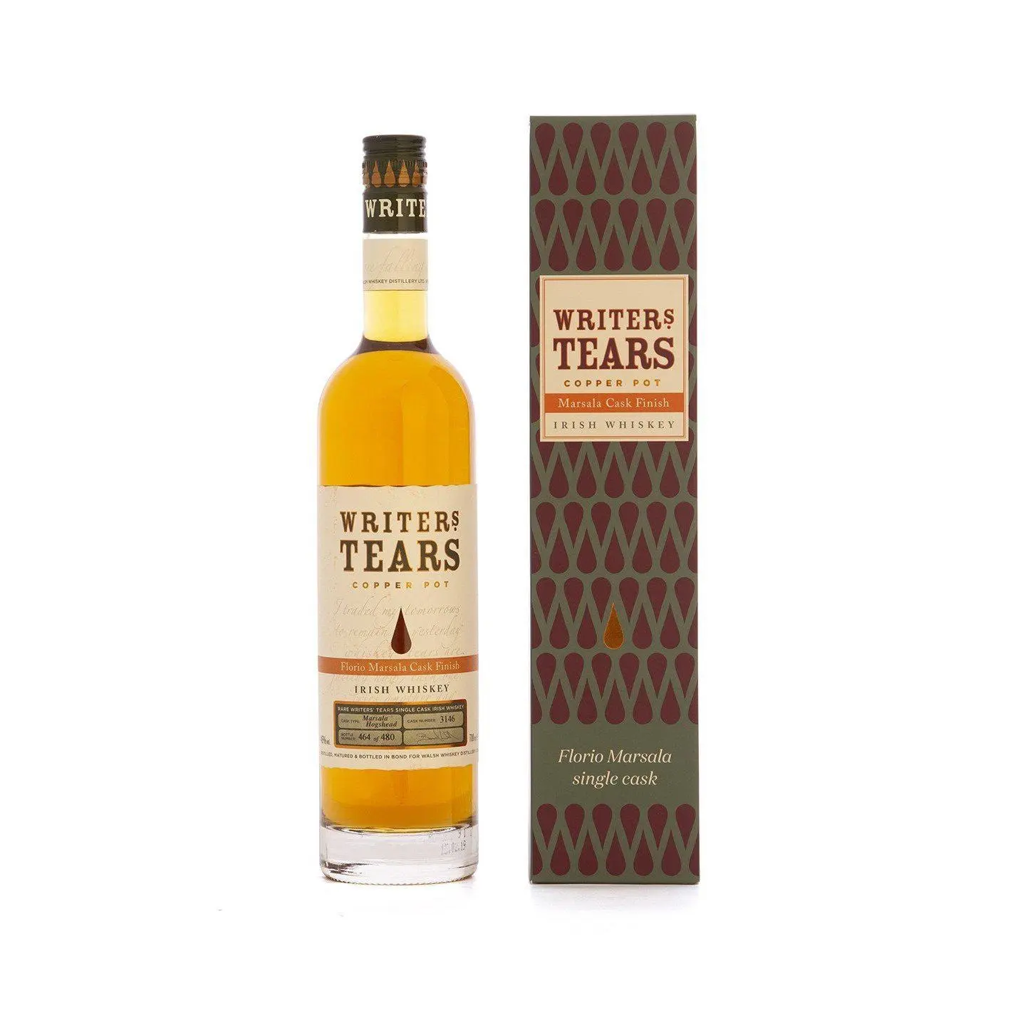 Writers Tears Marsala Cask Finish Blended Irish Whisky 700ml - Alcohol