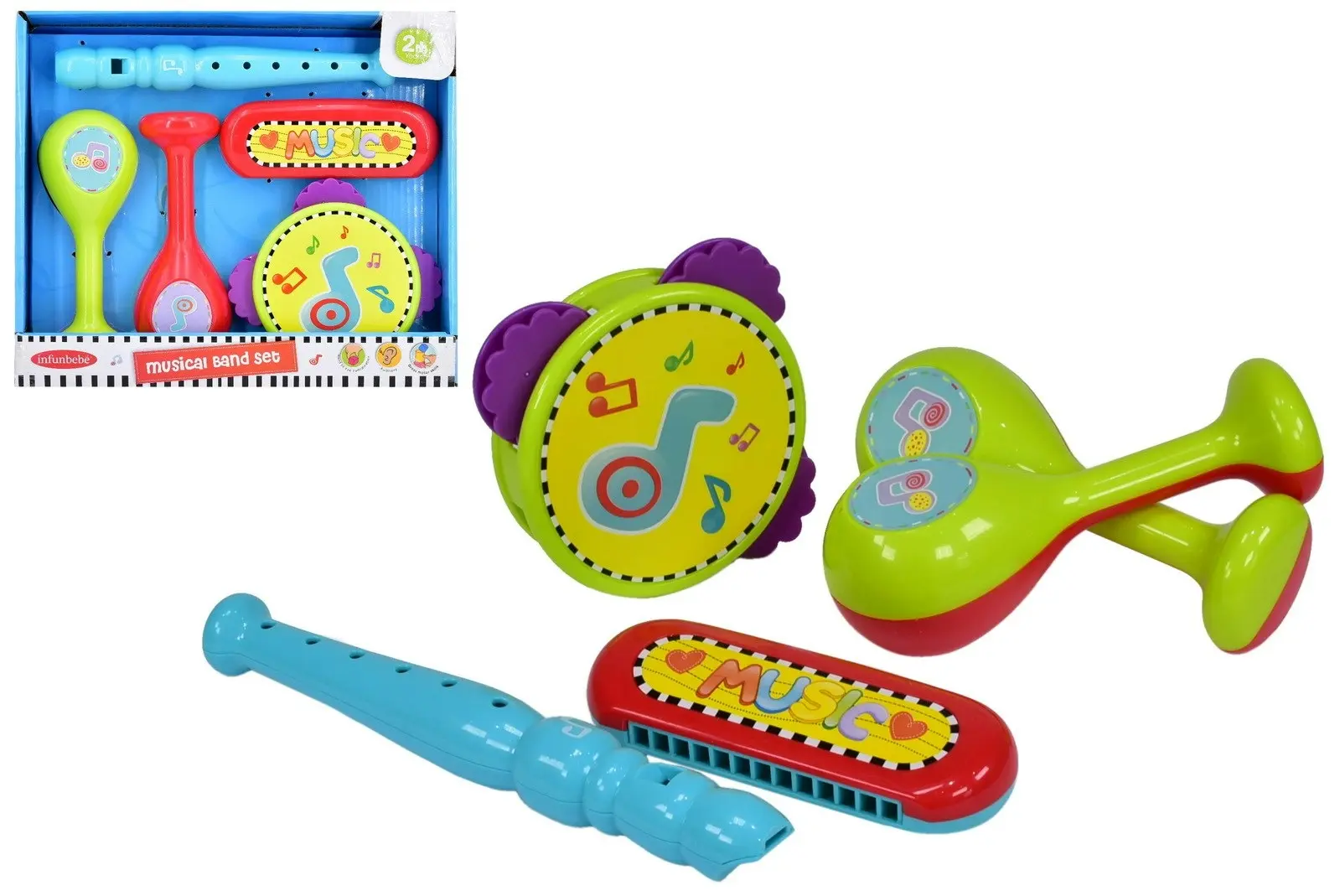 Infunbebe 4pc Musical Band Set - Toys & Games