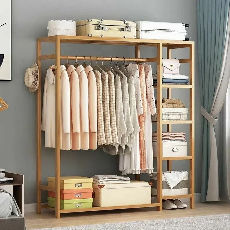 Heavy-Duty Garment Rack with Shelf