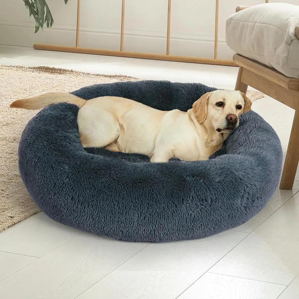 Pawz Pet Bed Dog Beds Mattress Bedding Cat Pad Mat Cushion Winter L Dark Grey - Pets