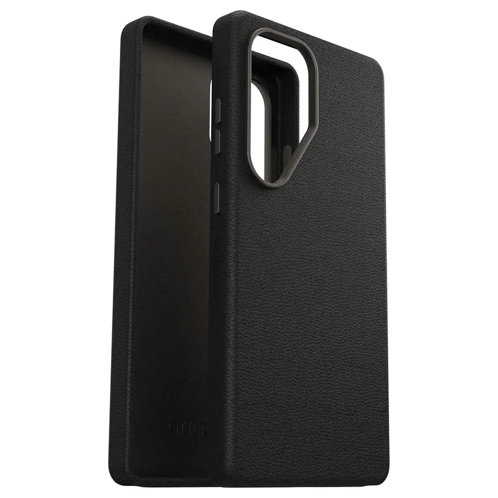OtterBox Symmetry Cactus Leather Case (Suits Galaxy S25 Ultra) - Noir Ash
