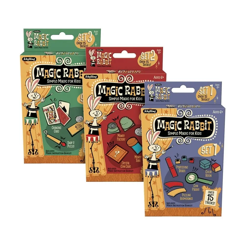 Schylling Magic Rabbit Assorted Tricks Kids/Children Fun Play Party Game 6y+ - Hobbies