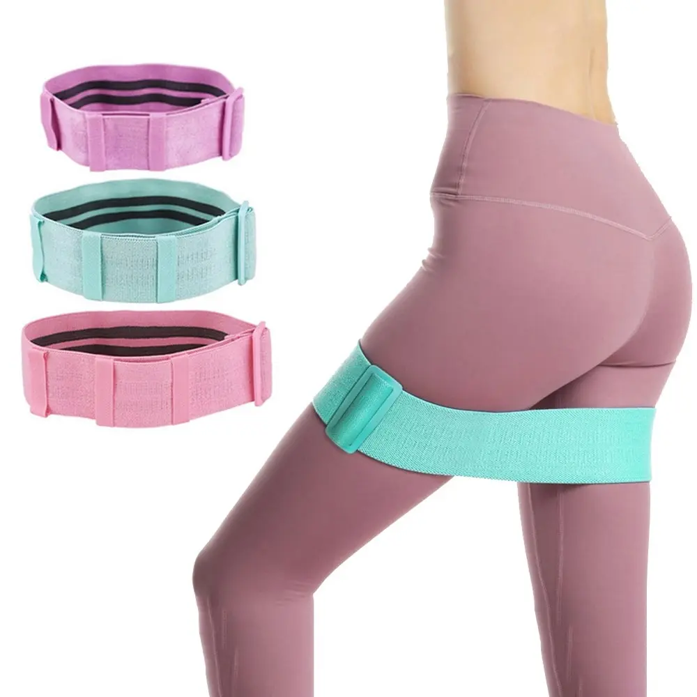 3pcs Adjustable Elastic Hip resistance Booty Bands Set - Sports & Outdoor
