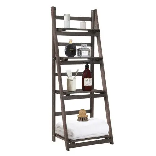 Multi-Purpose Wooden Ladder Rack