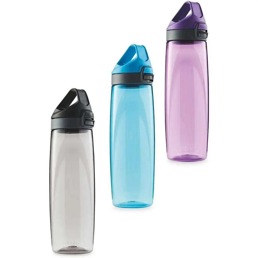 3pc Sistema Hydrate Adventum Leak Proof Water Drinking Bottle Set 900ml - Sports & Outdoor