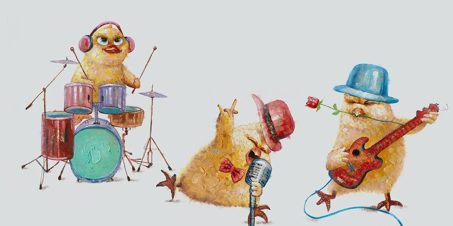 Chicken Canvas Print - Home & Garden