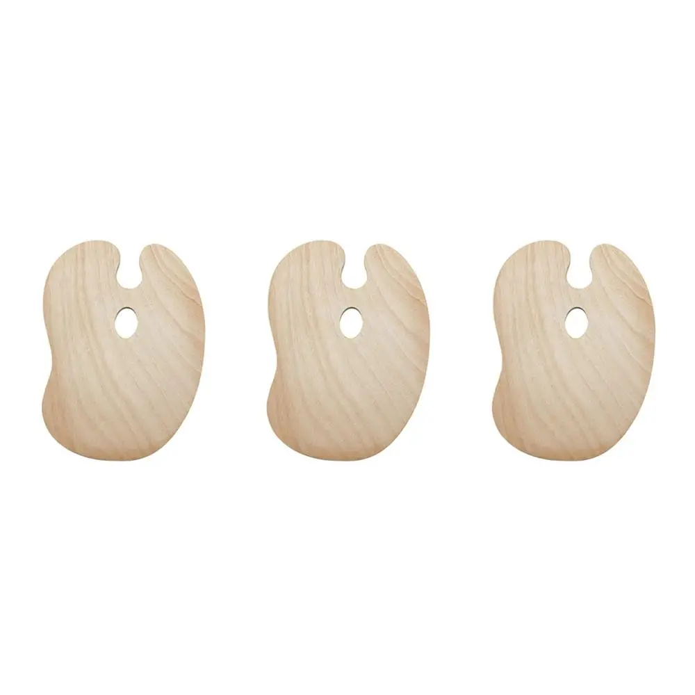 3x Jasart Kidney Pro Acrylic Painting Wooden Palette Art/Craft 40cm Medium NTRL - Hobbies