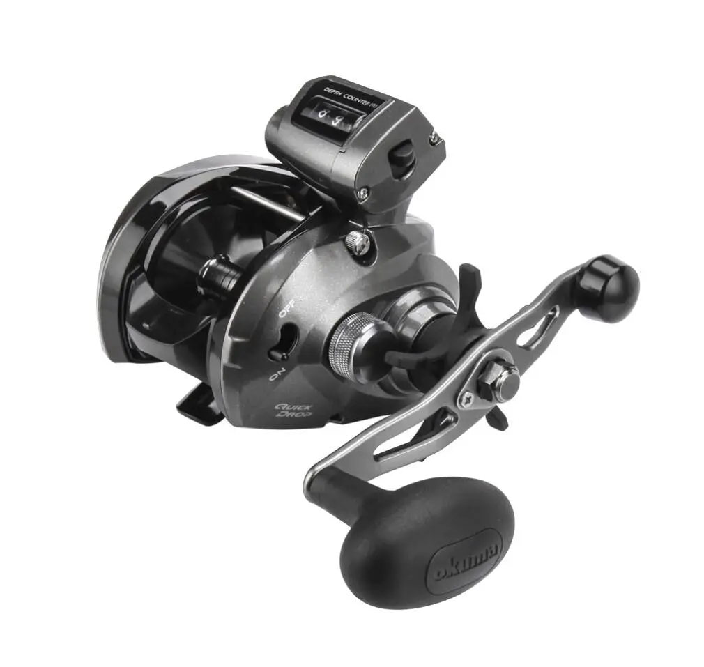 Okuma Convector Low Profile Line Counter Fishing Reel - Sports & Outdoor