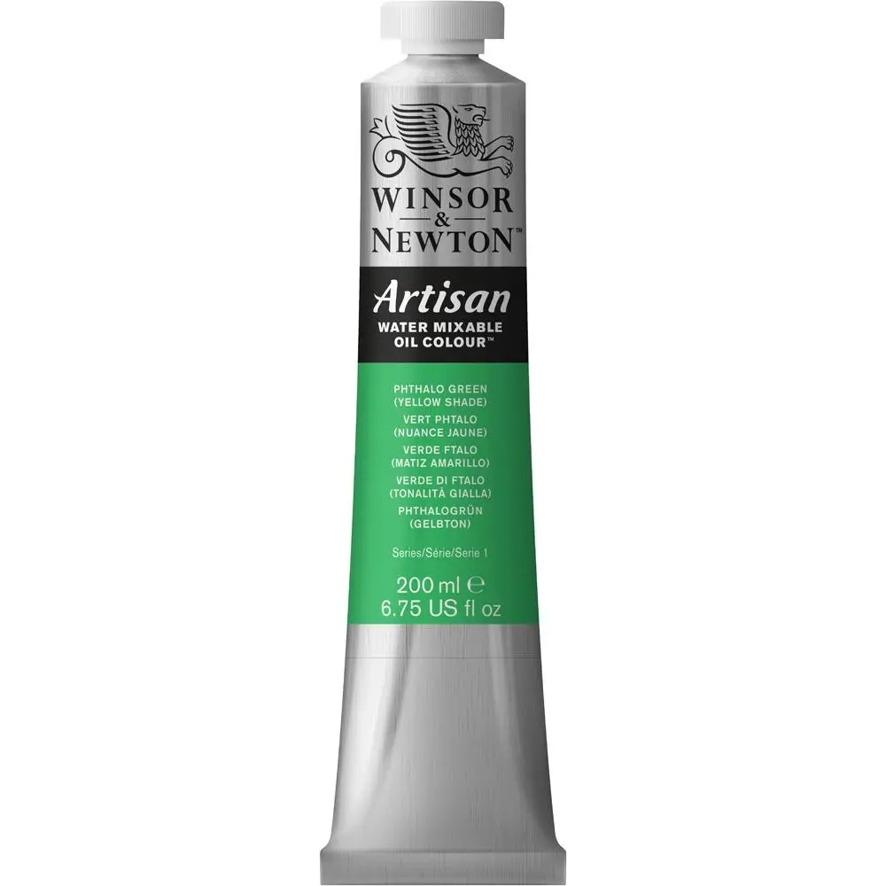 Winsor & Newton Artisan Series 1 WMOC 200ml Paint Tube Phthalo Green YLW Shade - Hobbies