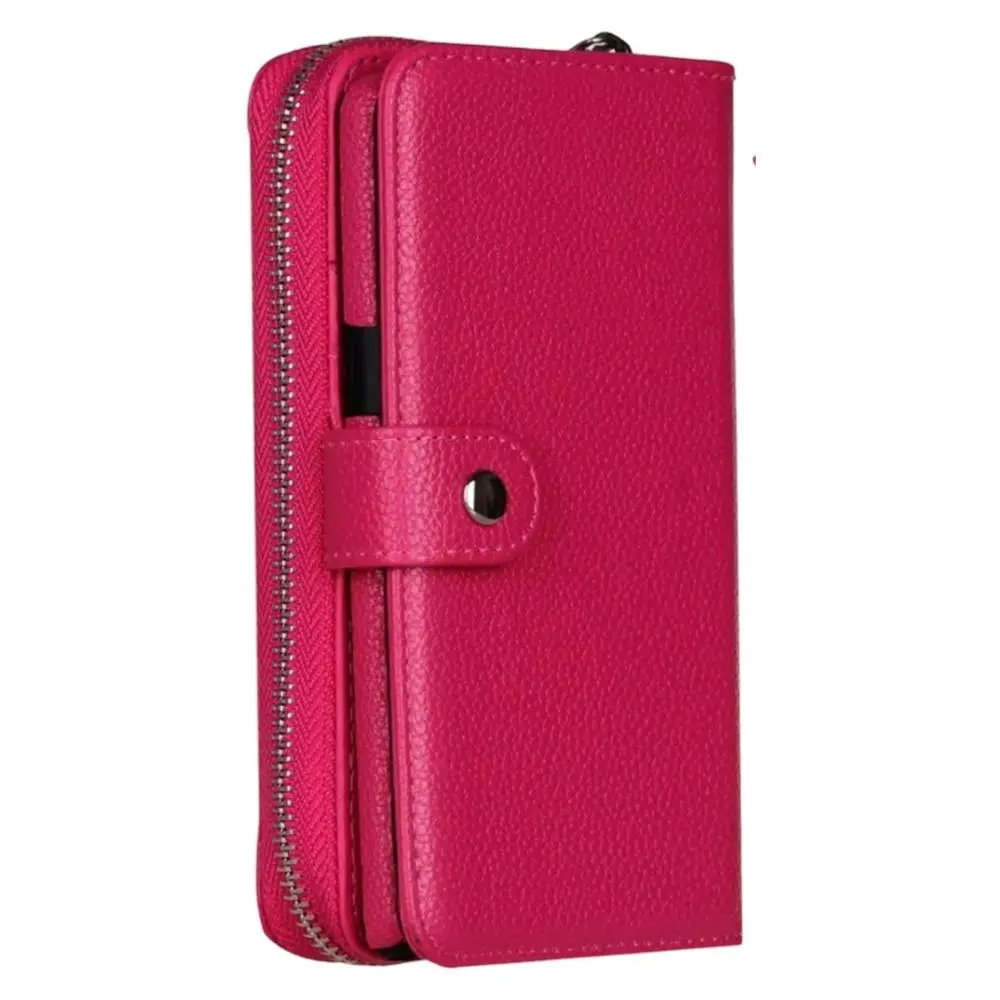Soka Zip Wallet (Suits iPhone 7/8 Plus) - Hot Pink