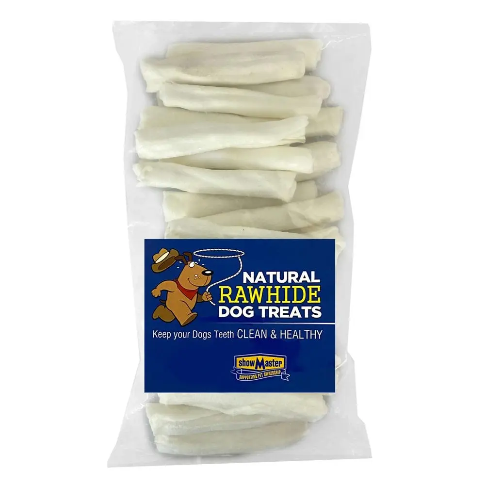 30pc Natural Rawhide Dog/Pet Dental Treat/Reward/chews Small Plain Retriever - Pets