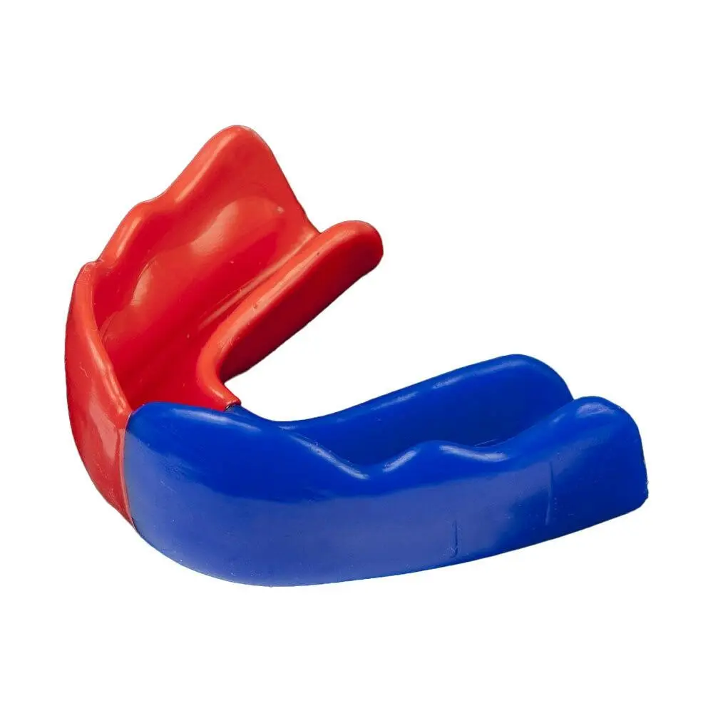 Signature Sports Type 2 Protective Mouthguard Teeth Shield Adults Drk Blue & Red - Sports & Outdoor
