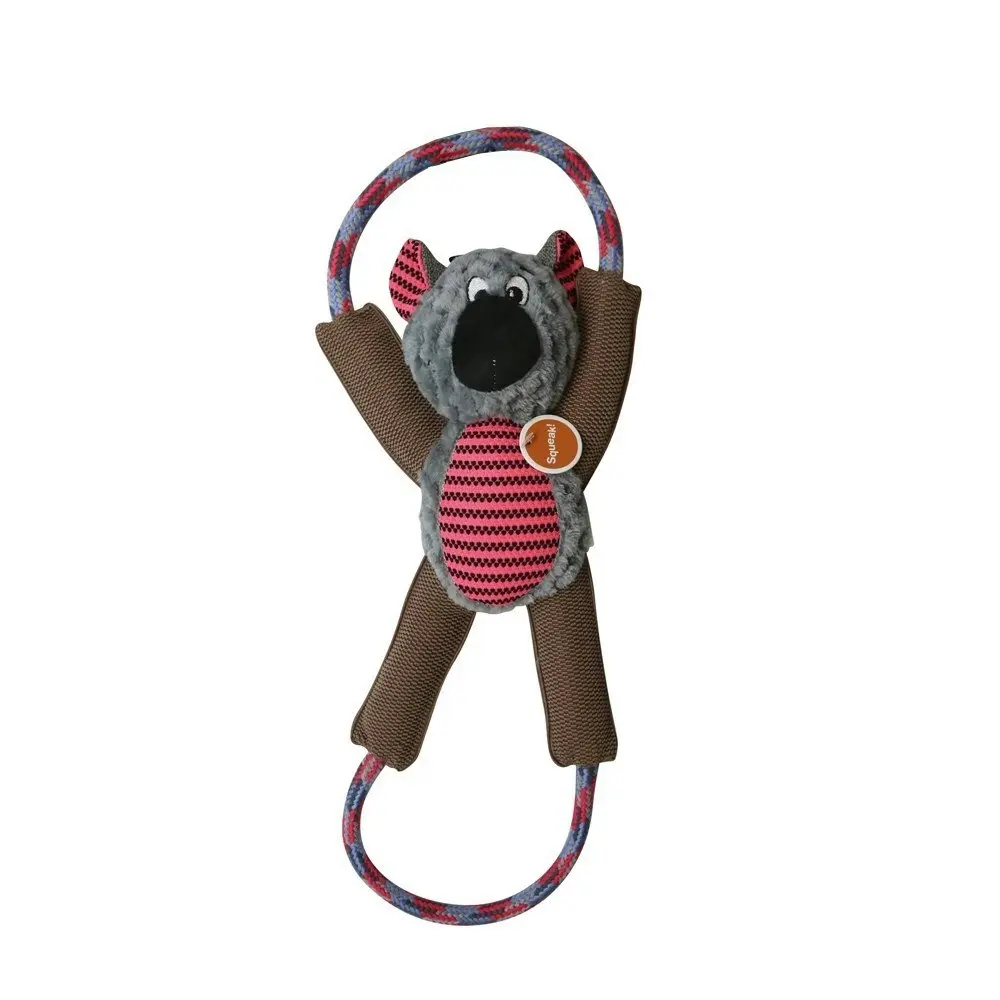 Paws & Claws Animal Kingdom Double Loop Pet/Dog Play Toy 57cm Assorted - Pets