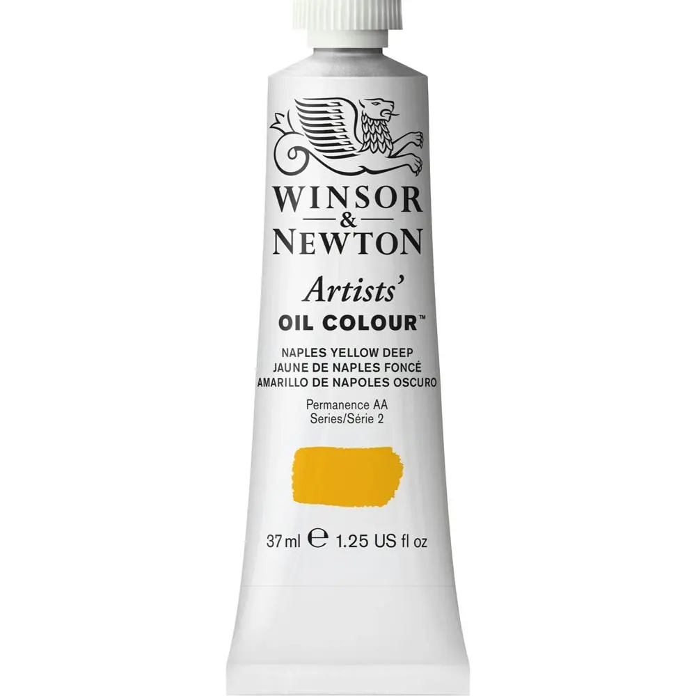 Winsor & Newton Artists Oil Colour 37ml Paint Tube Naples Yellow Deep Series 2 - Hobbies