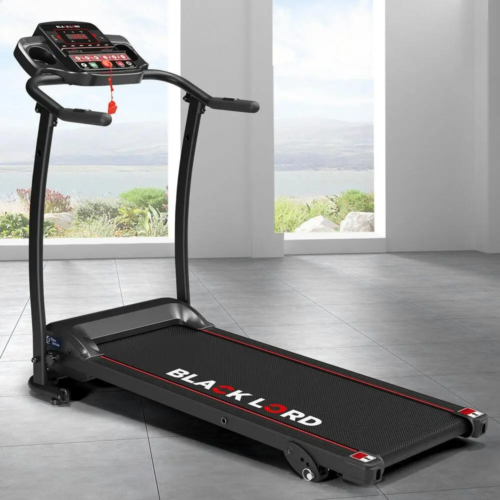 Black Lord Treadmill Electric Exercise Running Machine Foldable Home Gym Fitness - Sports & Outdoor