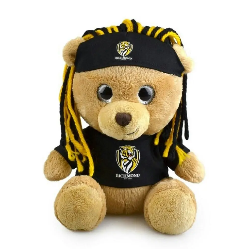 Korimco 20cm AFL Sparkle Fanatic Children Bear Richmond Stuffed Toy Gift Brown - Toys & Games
