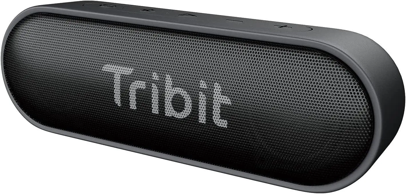 Tribit XSound Go Speaker Bluetooth Speaker with 16W Loud Sound & Deeper Bass, 24H Playtime, IPX7 Waterproof, Bluetooth 5.0 TWS Pairing Portable Wirele - Electronics