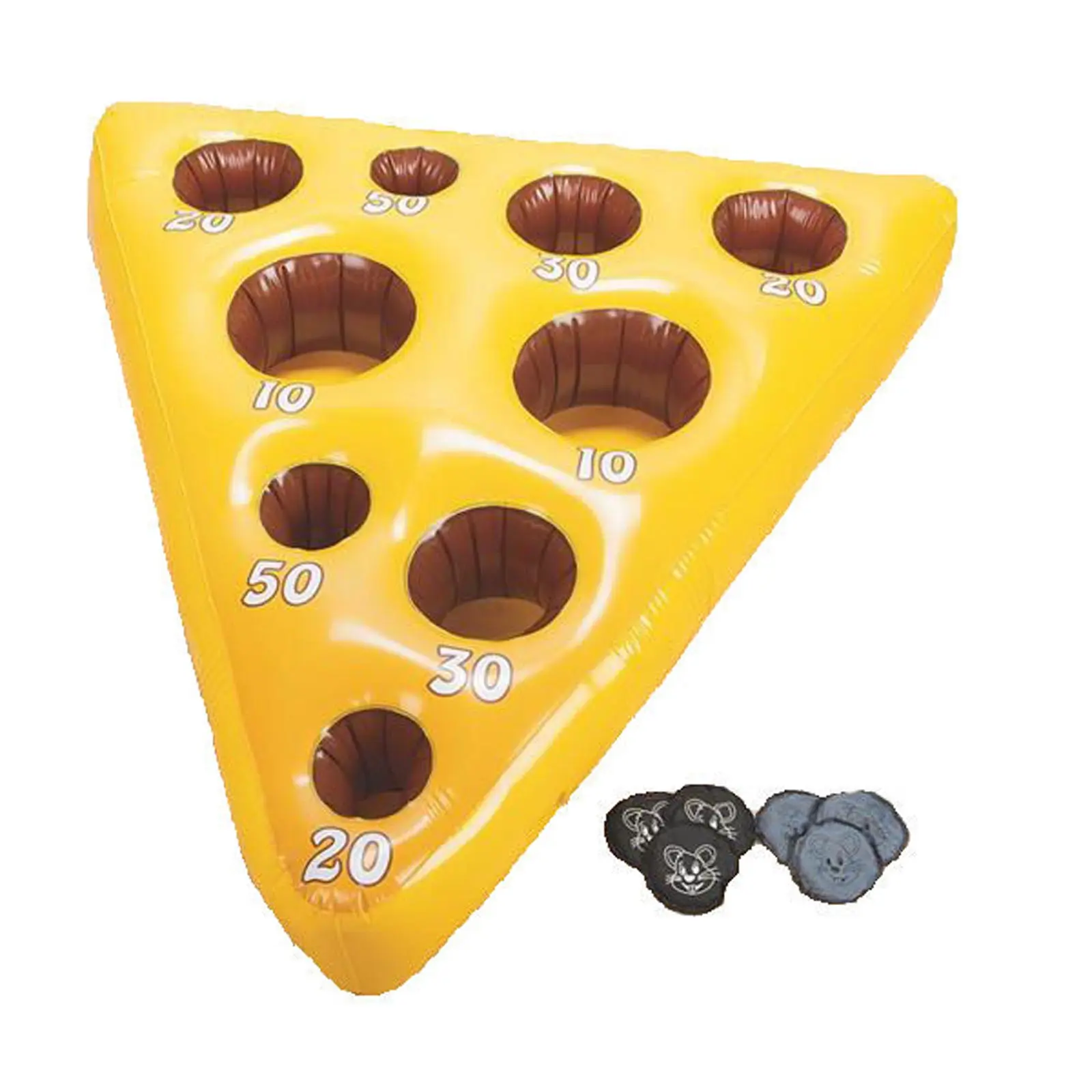 Inflatable Mouse and Cheese Toss Game. - Toys & Games