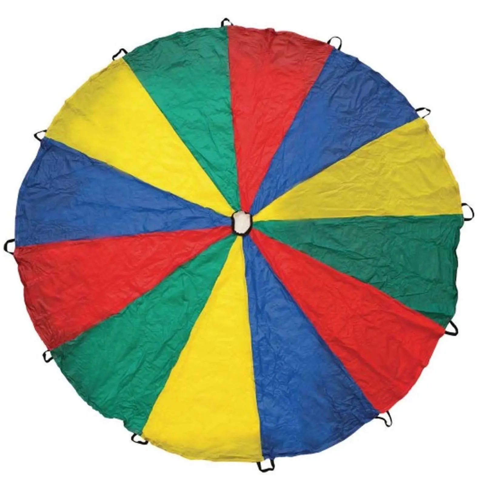 10.6m Diameter Fire Resistant Play Parachute with 24 Nylon Handles - Toys & Games