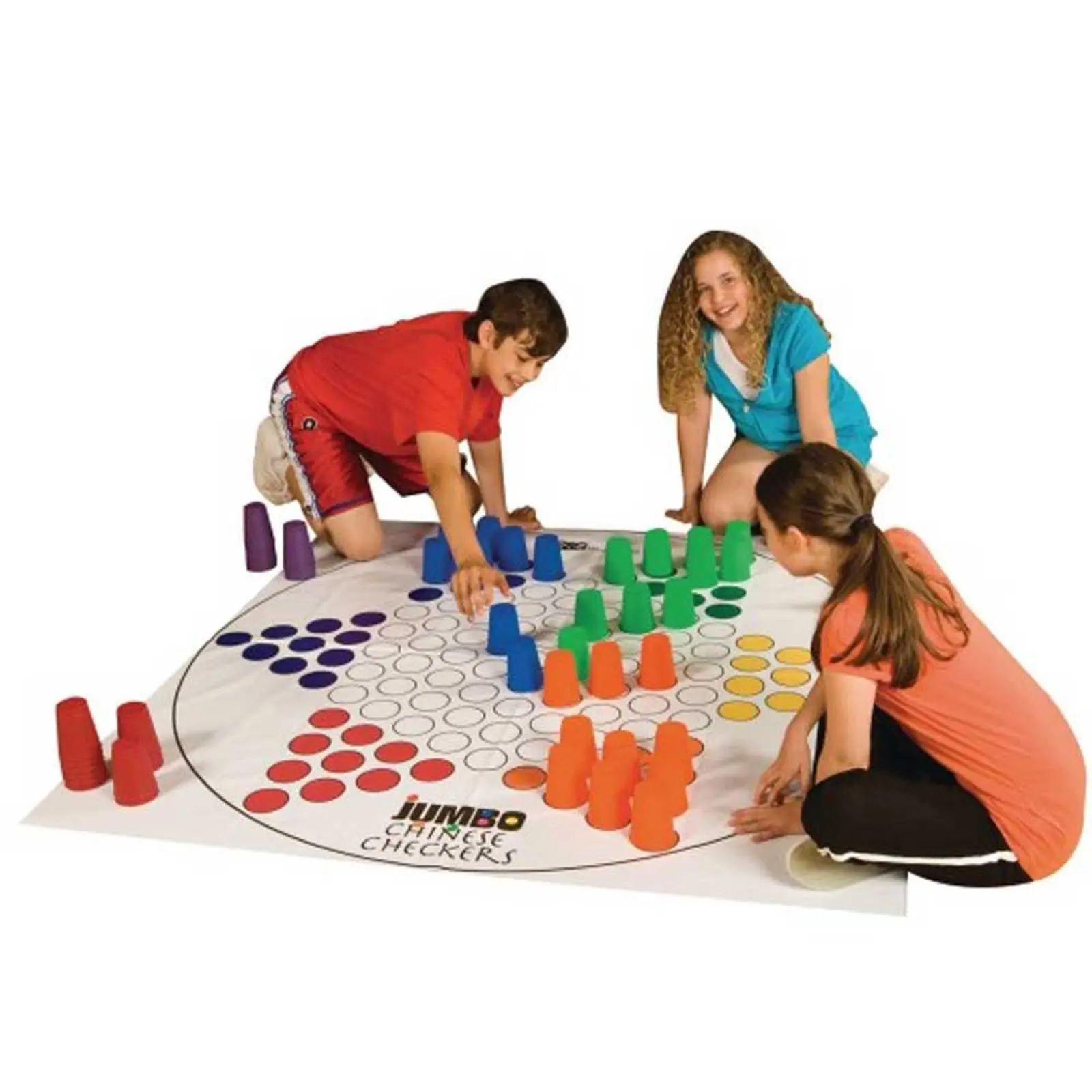 Giant Chinese Checkers (6 Team) - Toys & Games
