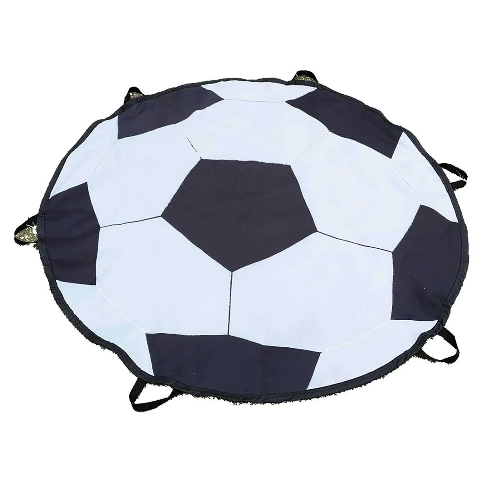1.5m Diameter RipStop Soccer Play Parachute with 6 Handles - Toys & Games