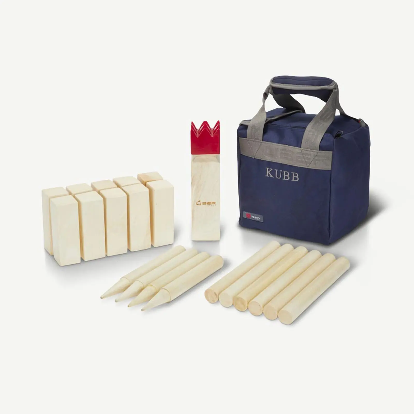 Hardwood Kubb Game by Uber - Toys & Games