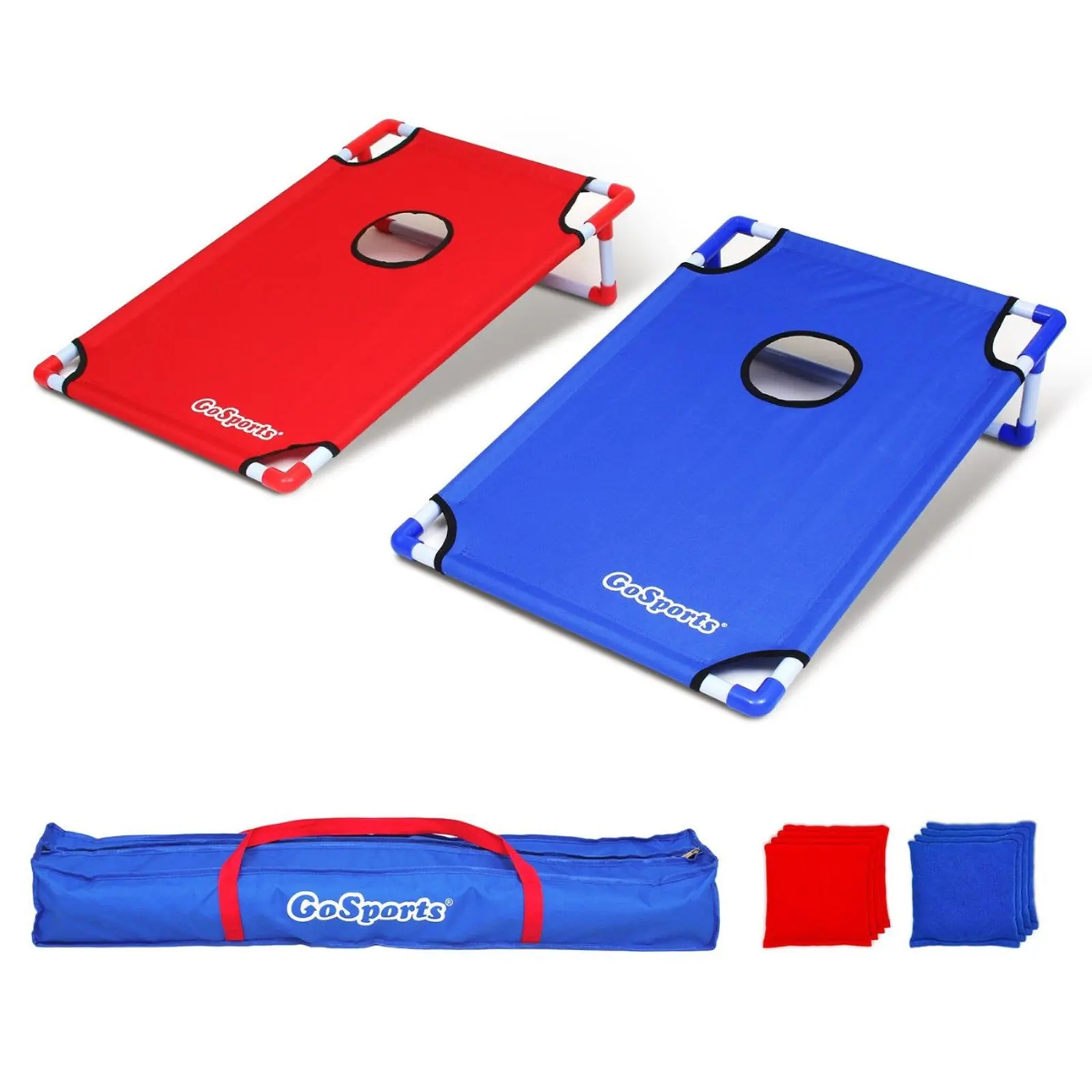 Portable PVC Cornhole Game (0.9m x 0.6m Tailgate Sized) - Toys & Games