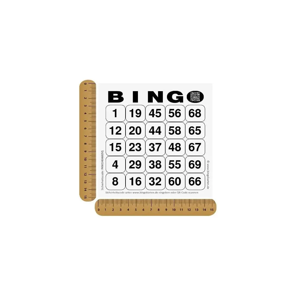 200 Large Printed Bingo Cards for Seniors System 25 from 75 - Toys & Games