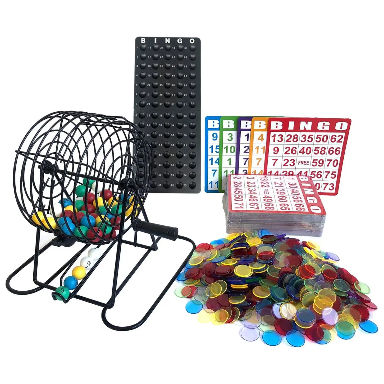 Deluxe Family Bingo Set with 20cm Tall Cage - Toys & Games