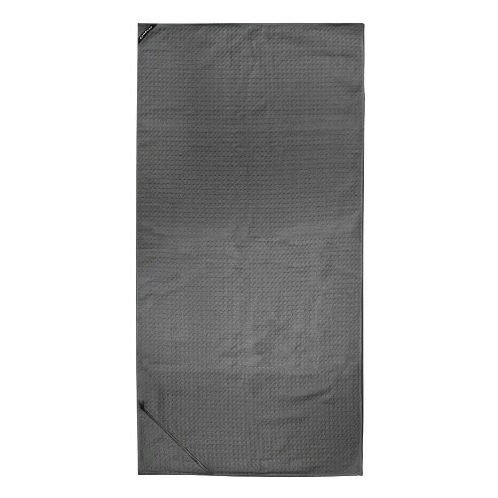Bambury Matrix Workout Microfibre Gym Towel Large Charcoal 60 x 120cm Knitted - Sports & Outdoor