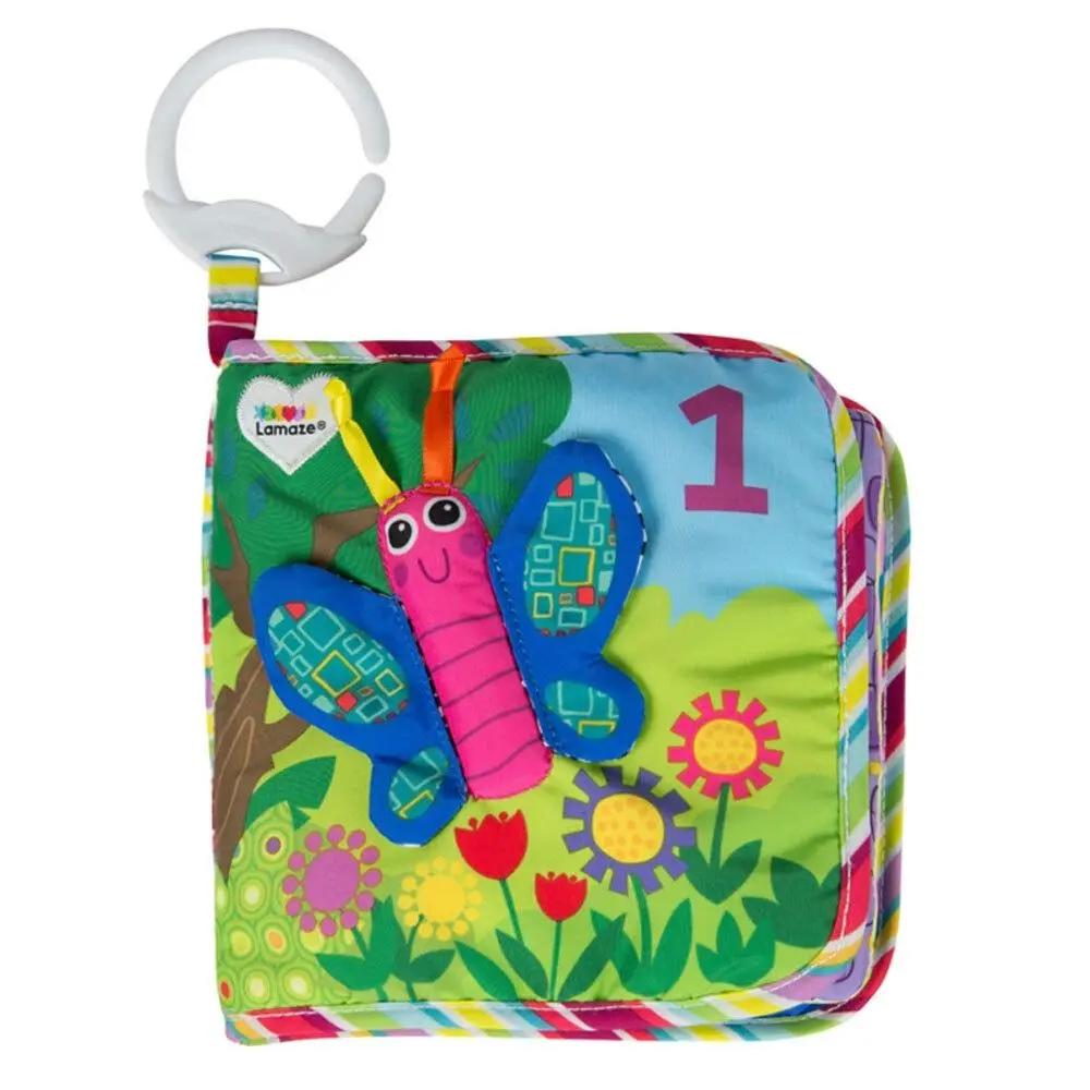 Lamaze Counting Animals Soft Fabric Book Baby Educational Sound Development Toy - Toys & Games