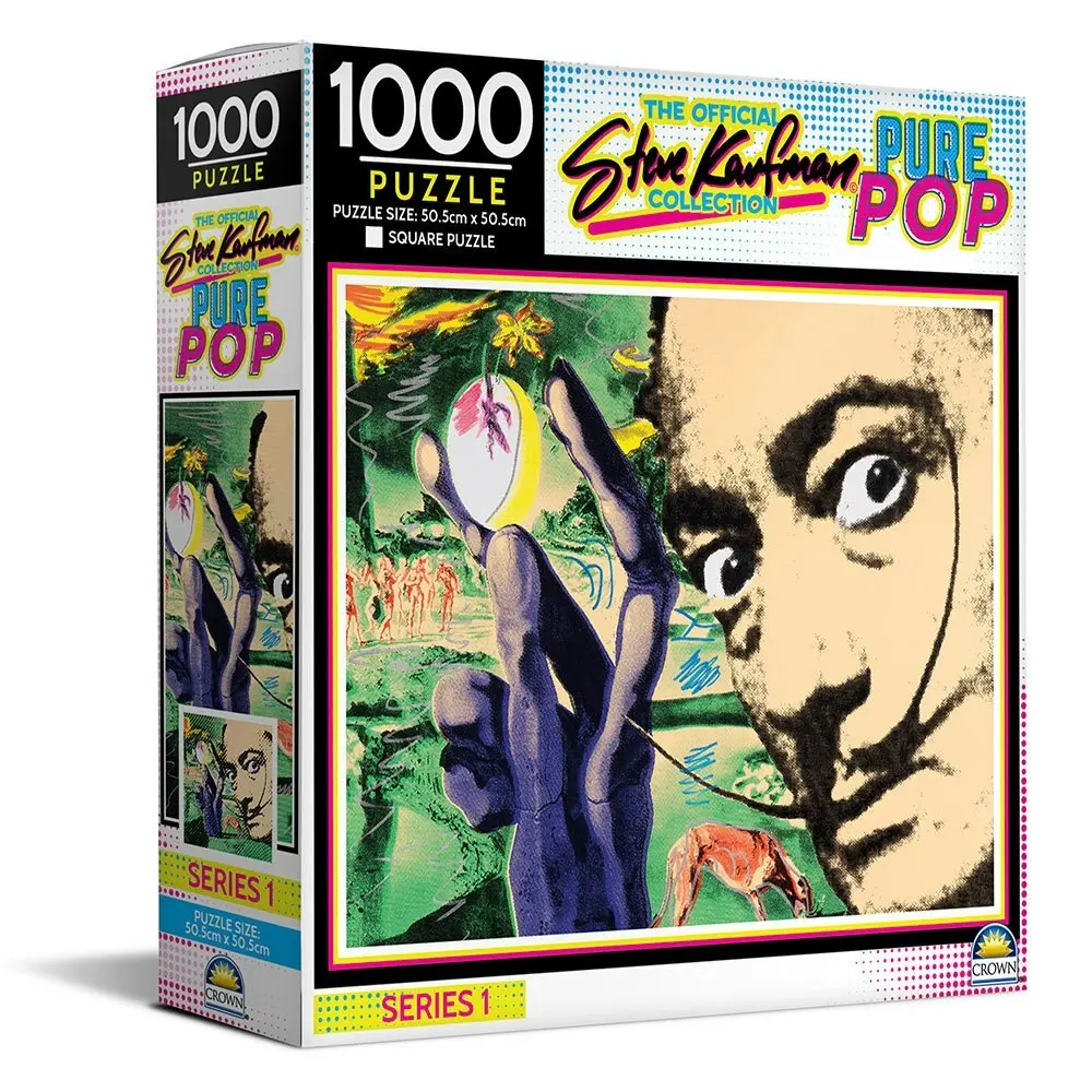 1000pc Steve Kaufman Pure Pop Retro Art 50.5cm Series 1 Jigsaw Puzzle Assorted - Toys & Games