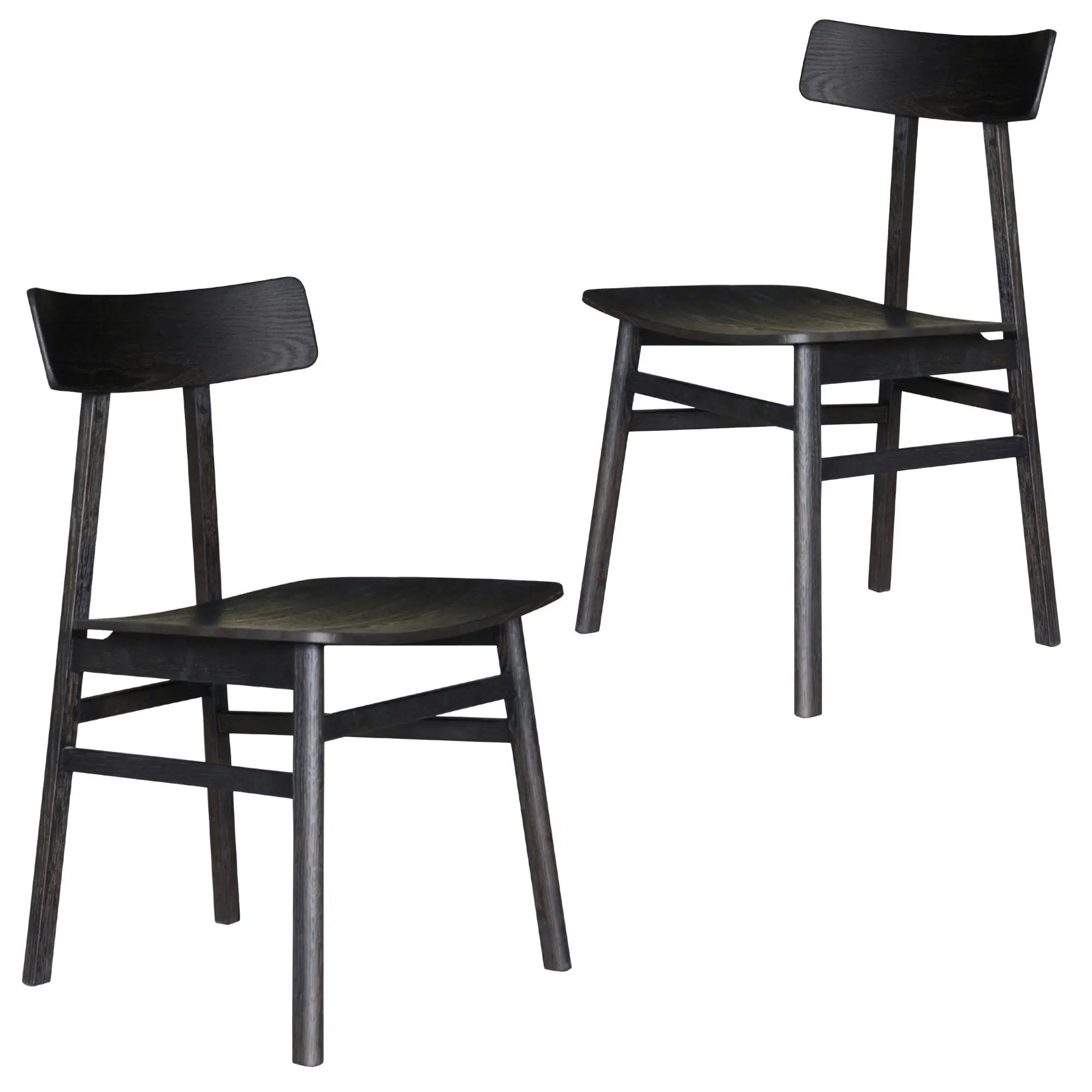 Claire 2pc Set Dining Chair with Timber Seat - Furniture