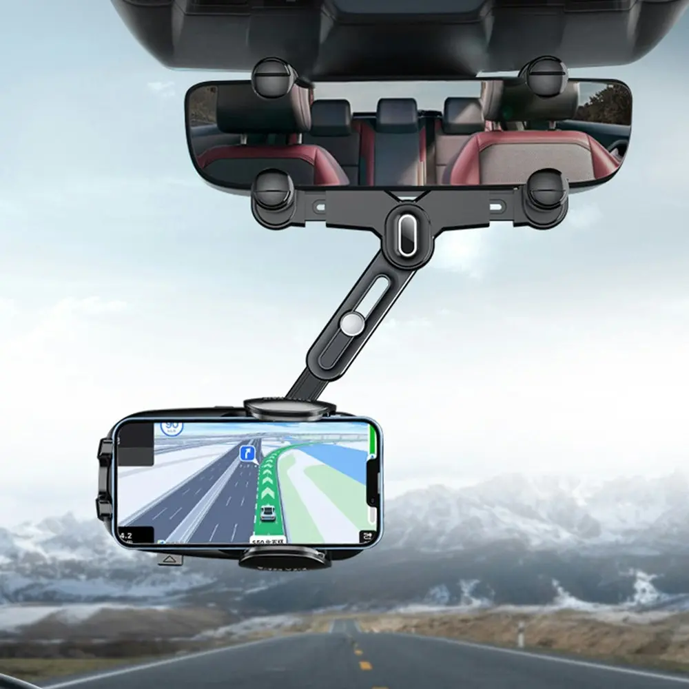 Rearview Mirror Car Phone Holder 360¡ã Rotating Multifunctional Phone Holder - Electronics