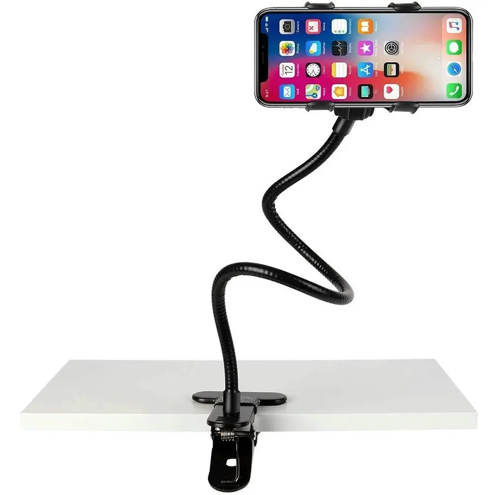 Car Smartphone Mount and Gooseneck Phone Holder with Long Arms for Desk Chair - Electronics