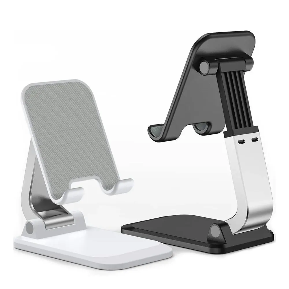 2 Pack Adjustable Desktop Cell Phone Stand Foldable Portable Phone Holder - Electronics