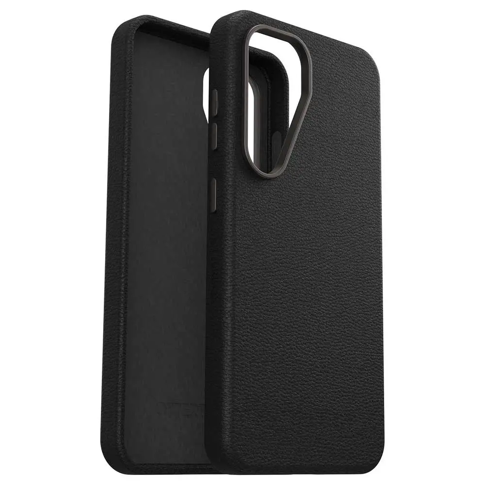 OtterBox Symmetry Cactus Leather Case (Suits Galaxy S25 Plus) - Noir Ash