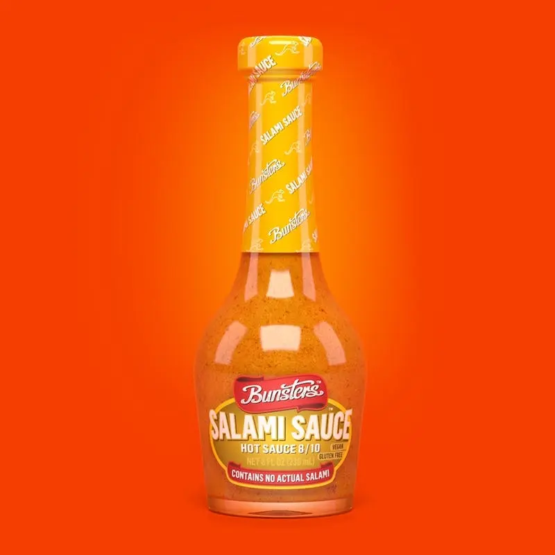 Bunsters Salami Sauce Hot Sauce - Groceries